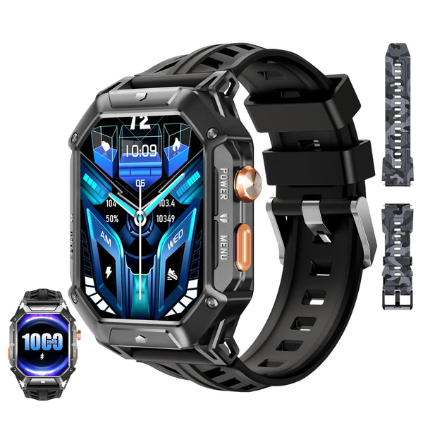 OUKITEL BT80 1000mAh Battery Capacity 5ATM Waterproof Outdoor Sport Watch