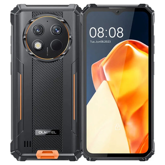 Oukitel WP28 4G Rugged Phone 6.52-inch 10600mAh Big Battery 48MP Camera (15GB+256GB NFC)