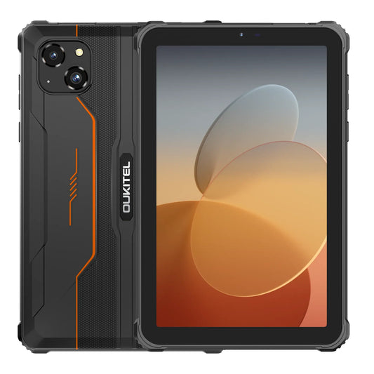 Oukitel RT3 Pro 4G Rugged Tablet 8 inch 5150mAh Big Battery 16MP Camera Android 14 (16GB+128GB NFC)